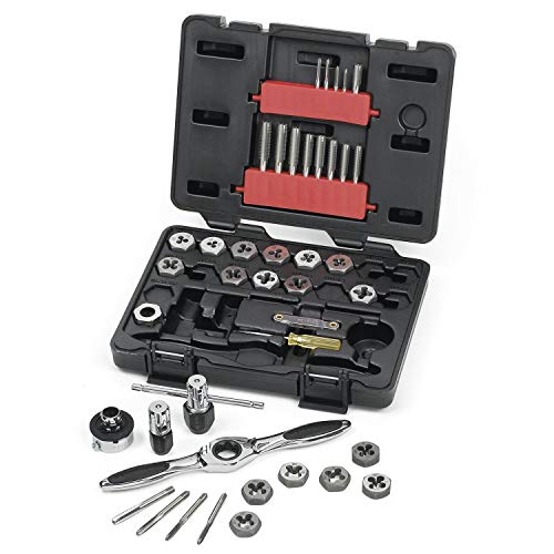 GEARWRENCH 40 Pc. Ratcheting Tap & Die Set, Metric - 3886 - MPR Tools & Equipment