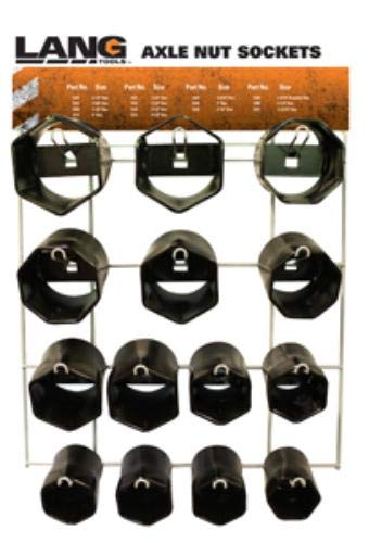 Lang Tools (KAS1290) 14-Piece Axle Nut Display - MPR Tools & Equipment
