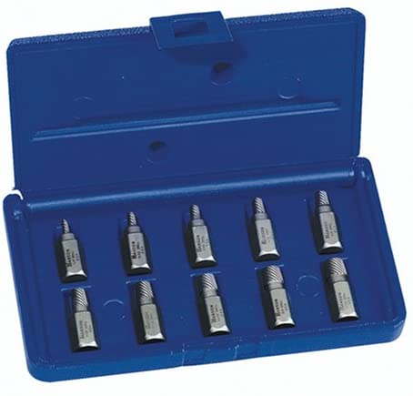 Irwin 53226 10-Piece 1/8-Inch to 13/32-Inch Hex Head Multi-Spline Screw and Bolt Extractor Assortment in Plastic Case - MPR Tools & Equipment