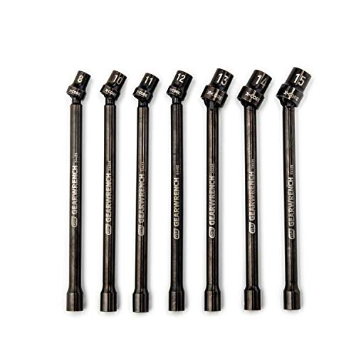 GEARWRENCH 7 Pc. 3/8" Drive 6 Pt. x-Core Pinless Universal Impact Metric Extension Socket Set - 84980 - MPR Tools & Equipment