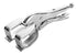 Eclipse E9R U Shaped Jaw Locking Welding Clamp, Chrome Molybdenum Steel, 9" Size, 1-3/4" Jaw Capacity - MPR Tools & Equipment