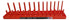 Hansen Global Hansen 3805 3/8" Drive Standard Regular & Deep Socket Holder - Orange - MPR Tools & Equipment
