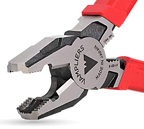 VAMPLIERS. World's Best Pliers. 8" PRO, Screw Extractor Pliers to Remove Rusted/Damage/Specialty Screws nuts and Bolts/Black Friday Cyber Monday Week Prime Deal, Make the Best Gift (PRO with 