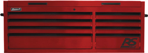 Homak RD02065800 54" RS PRO SERIES 8-DRAWER TOP CHEST - RED