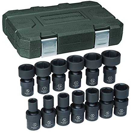 GEARWRENCH 13 Pc. 1/2" Drive 6 Point Standard Universal Impact SAE Socket Set - 84938N - MPR Tools & Equipment