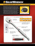 GearWrench 81306F 1/2" Drive 84 Tooth Flex Head Teardrop Ratchet 17" - MPR Tools & Equipment