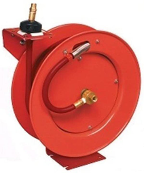 New 83753 Lincoln Retractable Air Hose Reel w/ 50 ft of 3/8" Air Hose (50' Hose) - MPR Tools & Equipment