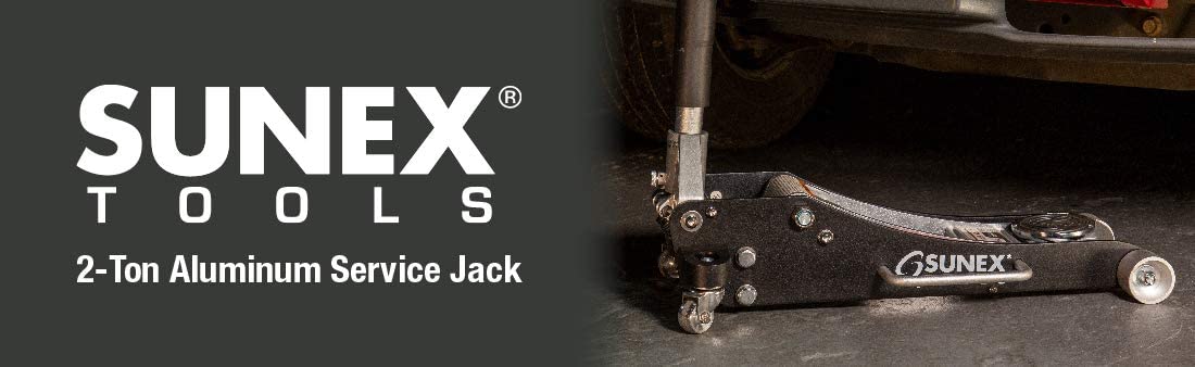 Sunex Tools 6602ASJ Aluminum Service Jack with Quick Lifting System Ton Capacity - 4