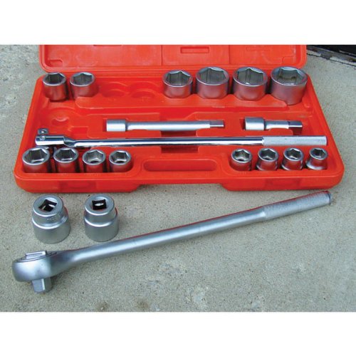 ATD Tools 10021 3/4" Drive 6-Point 21-Piece Fractional Socket Set - MPR Tools & Equipment
