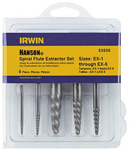 Irwin Industrial Tools 53535 Spiral Screw Extractor Set. 5-Piece - MPR Tools & Equipment