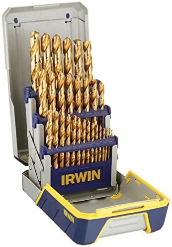 IRWIN Drill Bit Set. Titanium-Nitride. 29-Piece (3018003) - MPR Tools & Equipment