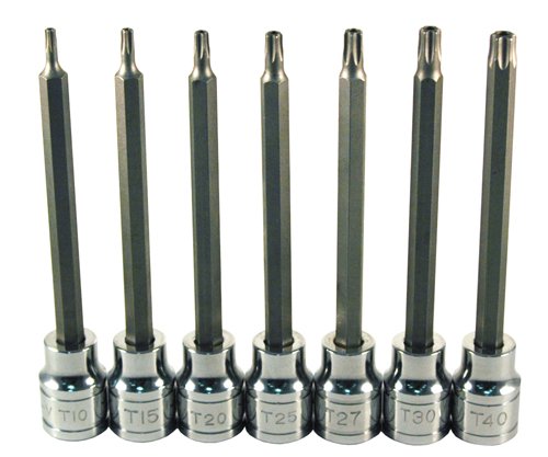 ATD Tools 13776 7-Piece Tamper-Resistant Star Bit Socket Set - MPR Tools & Equipment