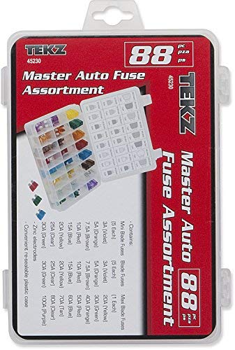 Titan Tools 45230 Master Auto Fuse Assortment - 88 Piece - MPR Tools & Equipment
