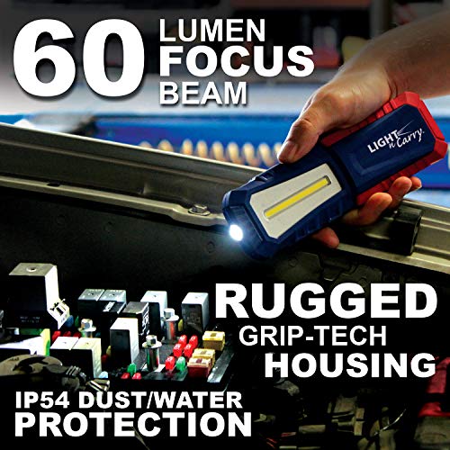 Light-N-Carry LNC1341 Rechargeable COB LED Work Light - 300 Lumen - MPR Tools & Equipment