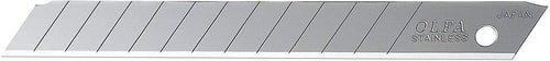 Olfa 9282 AB-50S 9mm Stainless Steel Snap-Off Blade. 50-Pack - MPR Tools & Equipment