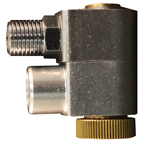 Milton S-657-2 1/4" NPT Swivel Hose Fitting Connector with Flow Control - MPR Tools & Equipment