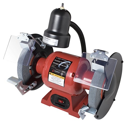 Sunex 5002A Bench Grinder with Light, 8-Inch - MPR Tools & Equipment
