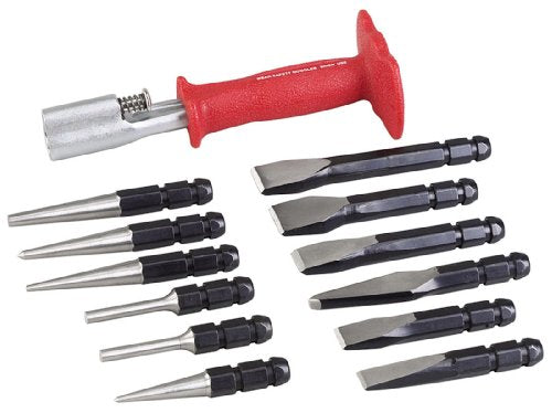 OTC 4605 Quick Change Punch and Chisel Set - 13 Piece - MPR Tools & Equipment