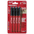Milwaukee 48-22-3104 Inkzall Point Marker, Fine, Black, 4-Pack - MPR Tools & Equipment