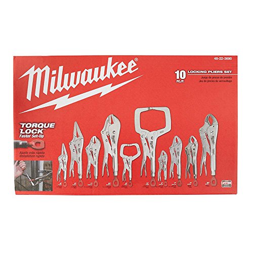 MILWAUKEE 10-Piece Torque Lock Pliers - MPR Tools & Equipment