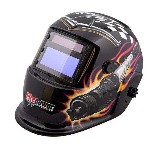 Firepower 1441-0086 Auto-Darkening Welding Helmet with Piston and Plug Design - MPR Tools & Equipment