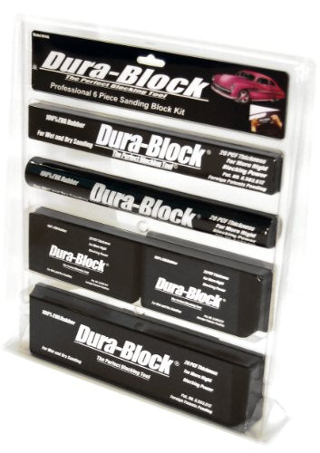 Dura-Block AF44A Black 6-Piece Sanding Block Set - MPR Tools & Equipment