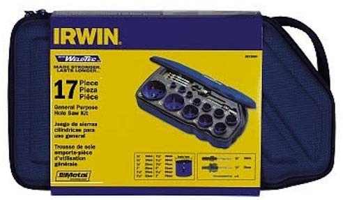 Irwin Industrial Tools 3073004 General Purpose Hole Saw Kit. 17-Piece - MPR Tools & Equipment