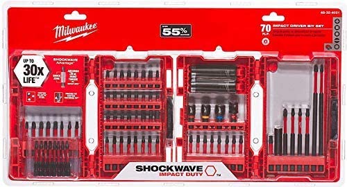 Milwaukee 48-32-4021 Shockwave Impact Duty Driver Bit Set (70 Piece Kit) - MPR Tools & Equipment