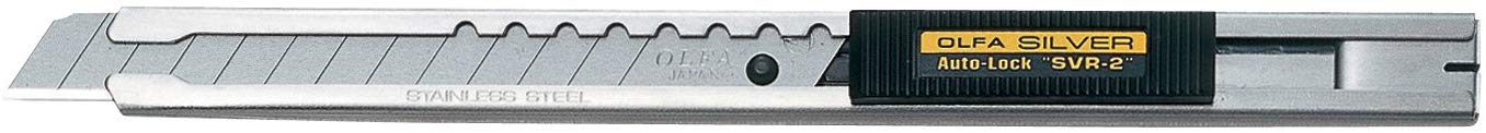 Olfa 5019 SVR-2 9mm Stainless Steel Auto-Lock Utility Knife - MPR Tools & Equipment