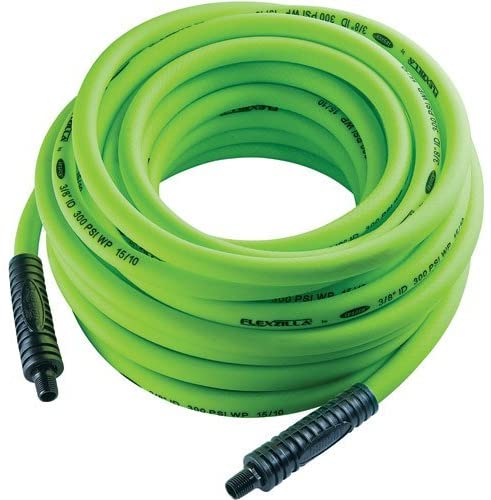 Legacy HFZ3850YW2 Flexzilla 3/8" x 50' Air Hose Assembly with 1/4" Male NPT Fittings - MPR Tools & Equipment