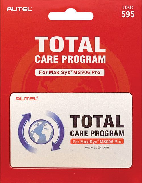 Programme Autel MS906P1YRUP Total Care Garantie d'un an et extension de mise à jour logicielle pour MS906PRO