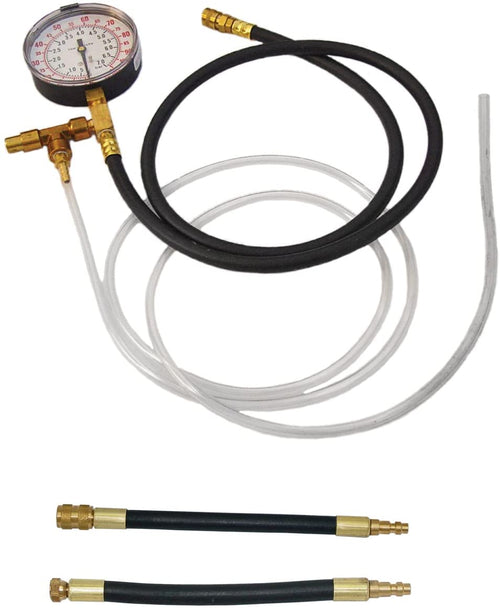 Lang Tools TU-469 Fuel Injection Pressure Tester with Schrader Adapters - MPR Tools & Equipment