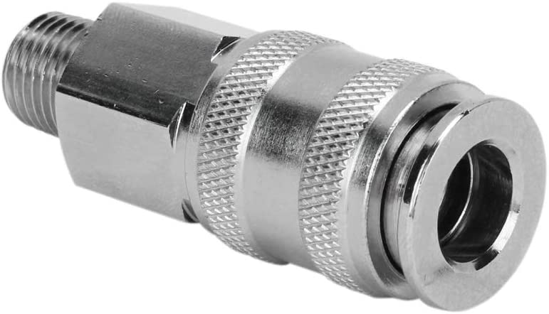 Milton S-744 5 In ONE Universal Quick-Connect Coupler, 1/4" MNPT - MPR Tools & Equipment