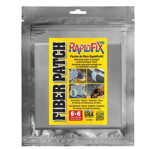 Rapid Fix 6121966 UV Fiber Patch 6"x6" (36 Sq Inches) - MPR Tools & Equipment