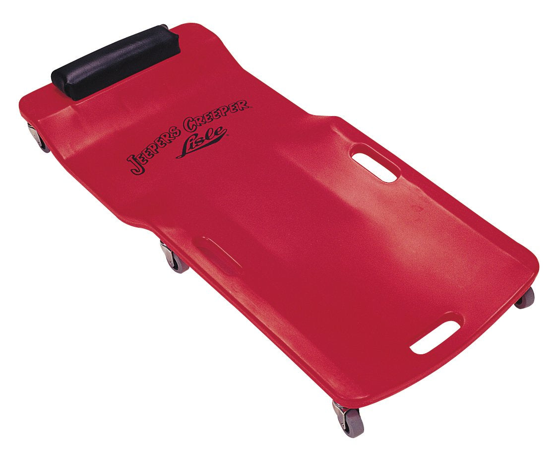 Lisle 92102 Red Plastic Creeper - MPR Tools & Equipment