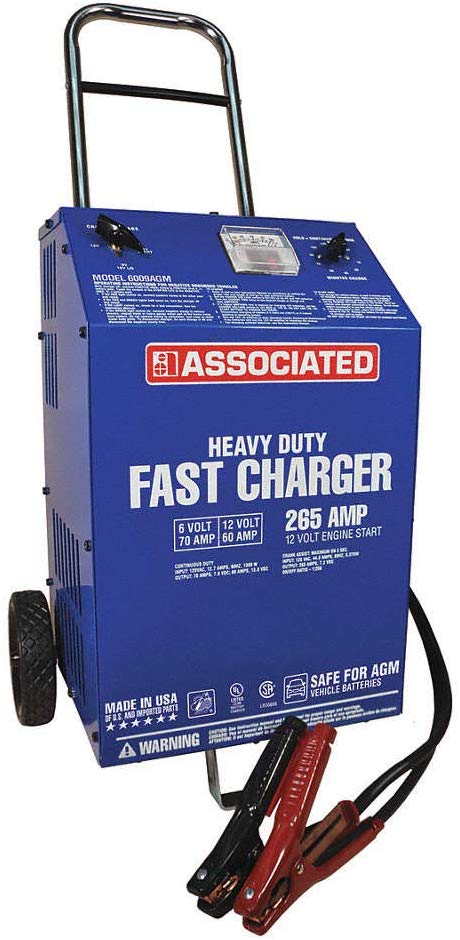 Associated ASS6009AGM Charger. 6/12V 70/65A. AGM. 280 AMP CRANKING - MPR Tools & Equipment