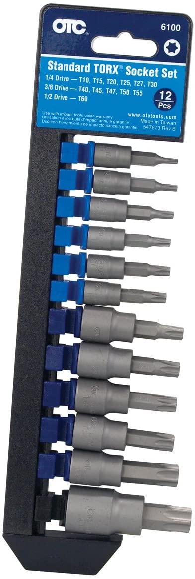 OTC 6100 12 Piece Standard TORX Socket Set - MPR Tools & Equipment