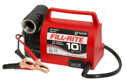 Fill-Rite FR1612 12V 10 GPM Portable Diesel Fuel Transfer Pump (Pump & Power Cord Only) - MPR Tools & Equipment