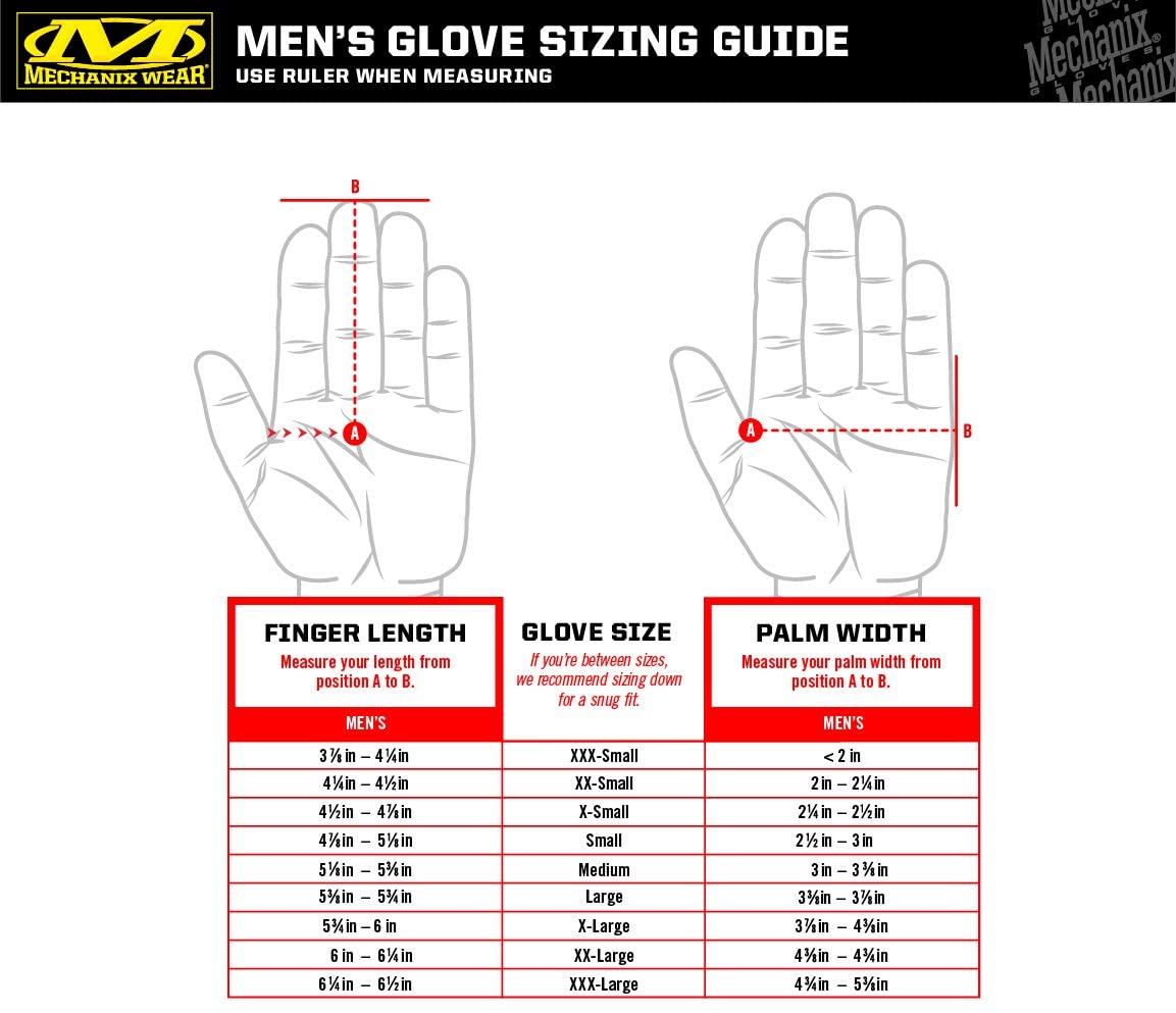 Mechanix Wear - M-Pact Work Gloves (XX-Large, Black/Red) - MPR Tools & Equipment