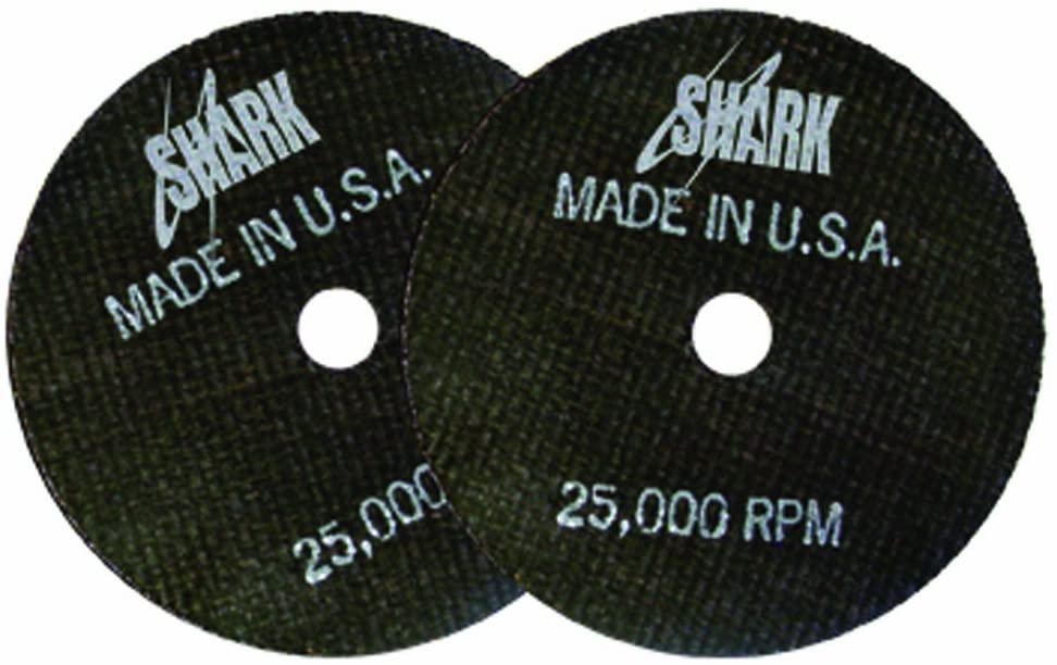 Shark 12700 3-Inch by 1/32-Inch by 3/8-Inch 10-Pack Double Reinforced Cut-off Wheels - MPR Tools & Equipment