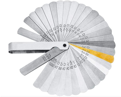 Lang Tools 32 Blade Feeler Gauge with Brass Blades 36A - MPR Tools & Equipment