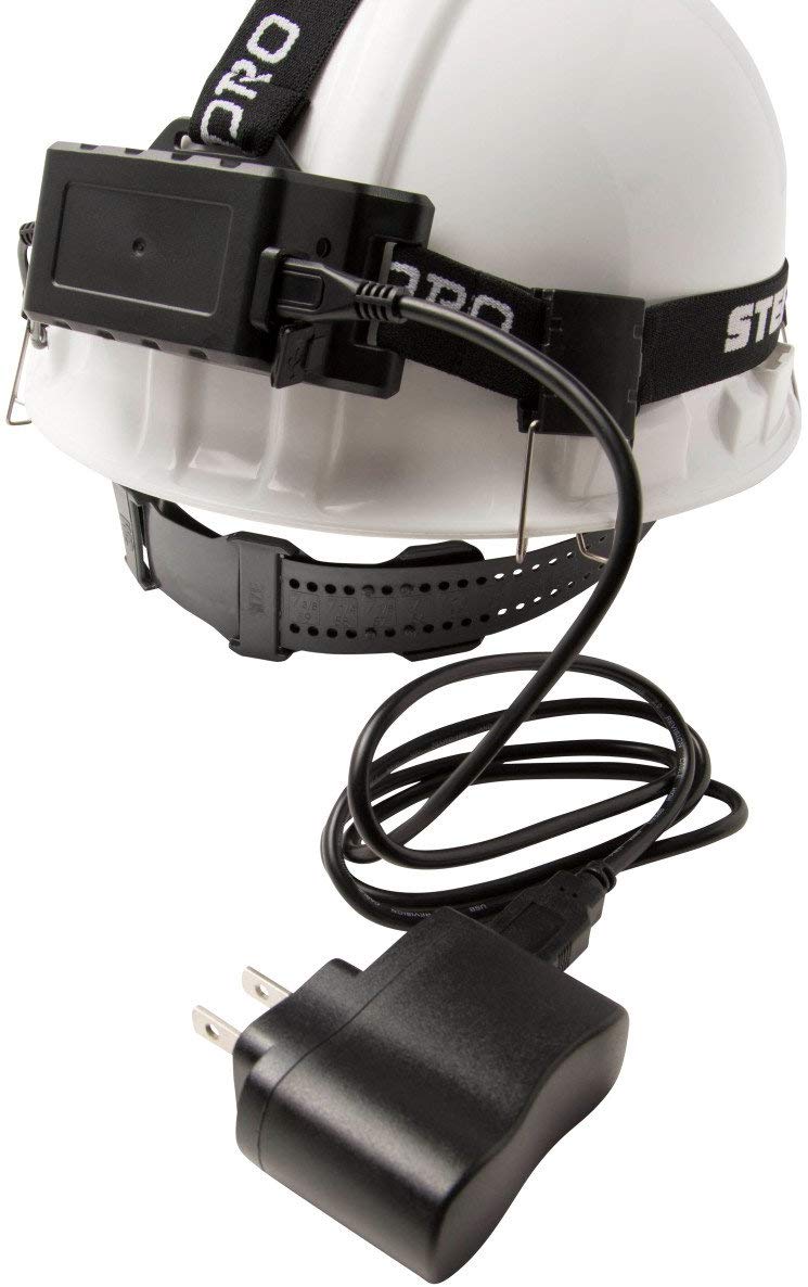 STEELMAN PRO 78834 Slim Profile Rechargeable LED 250-Lumen Motion Activated Headlamp - MPR Tools & Equipment
