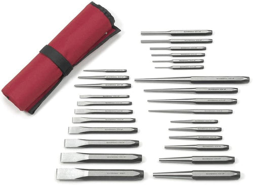 GearWrench 82306 27 Piece Punch and Chisel Set - MPR Tools & Equipment