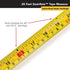 Titan Tools 10907 Ruban à mesurer à double règle 25 pieds
