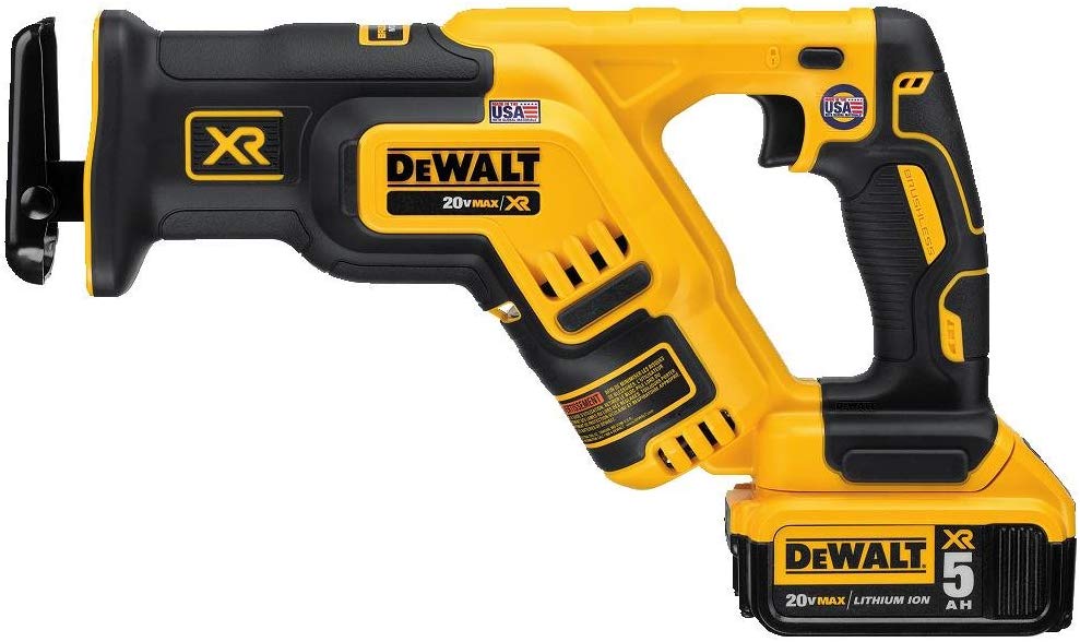 DEWALT 20V MAX XR Compact Reciprocating Saw. 5.0-Amp Hour (DCS367P1) – MPR  Tools  Equipment
