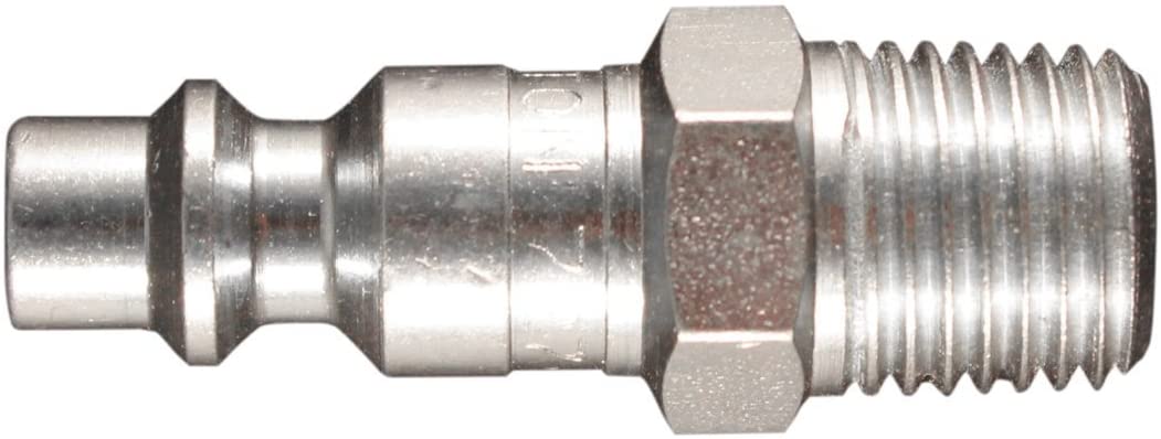 Milton Industries S-727 1/4" Male Plug (M-Style) (2PCS) - MPR Tools & Equipment
