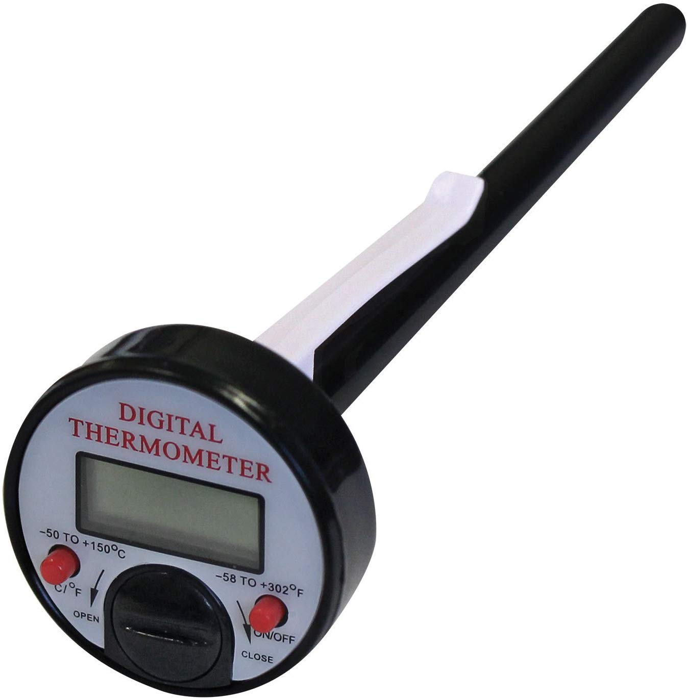 Mastercool (52223-A) Black 1" Digital Thermometer - MPR Tools & Equipment