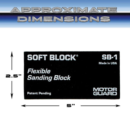 Motor Guard Sb-1 Soft Block Sanding Block - MPR Tools & Equipment