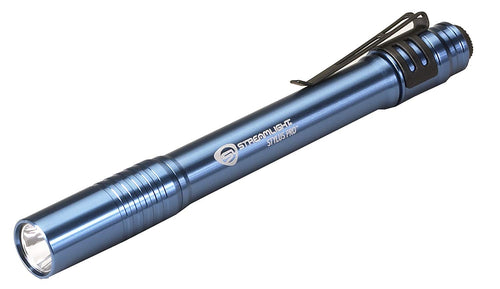 Streamlight 66122 Stylus Pro Pen Light with White LED and Holster. Blue - 100 Lumens - MPR Tools & Equipment