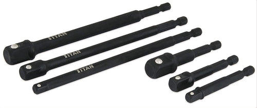 Titan 12087 6-Piece Impact Socket Adapter Set - MPR Tools & Equipment